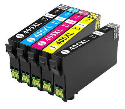 Compatible Epson 405XL High Capacity Ink Cartridges Full Set & EXTRA BLACK